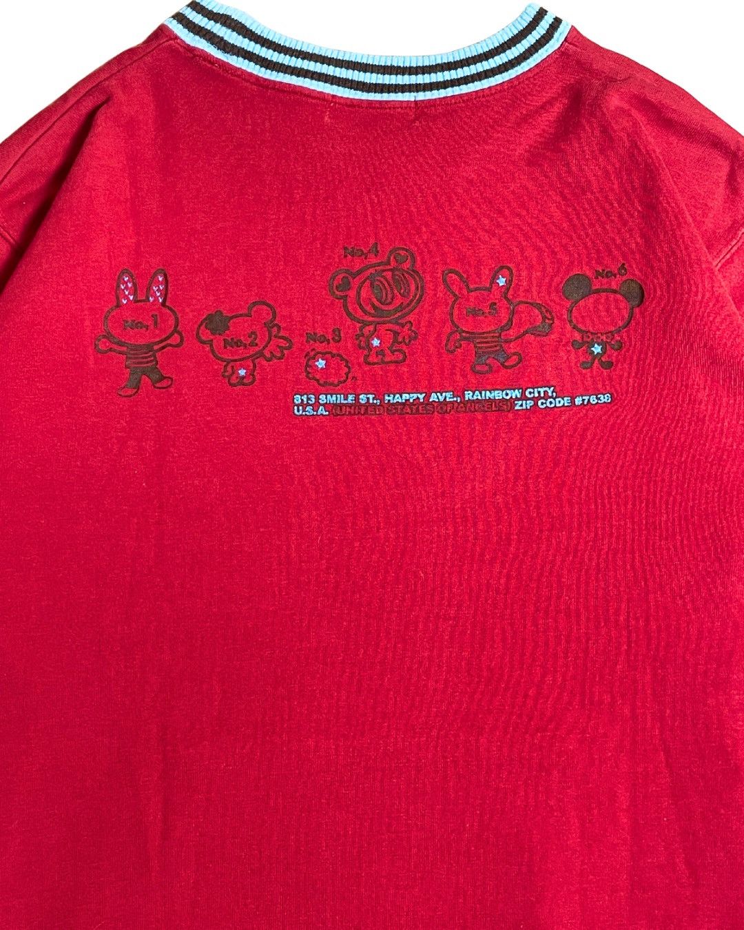 Angel Blue Angel Blue "All Stars" Red Pocket Sweatshirt Size M / US 6-8 / IT 42-44 - 6 Thumbnail