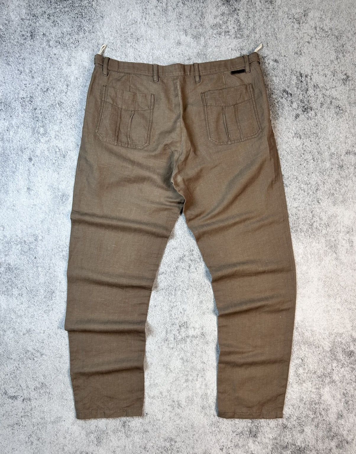 Prada Vintage Prada Milano Brown Check Straight Cotton Pants Size US 36 / EU 52 - 9 Thumbnail