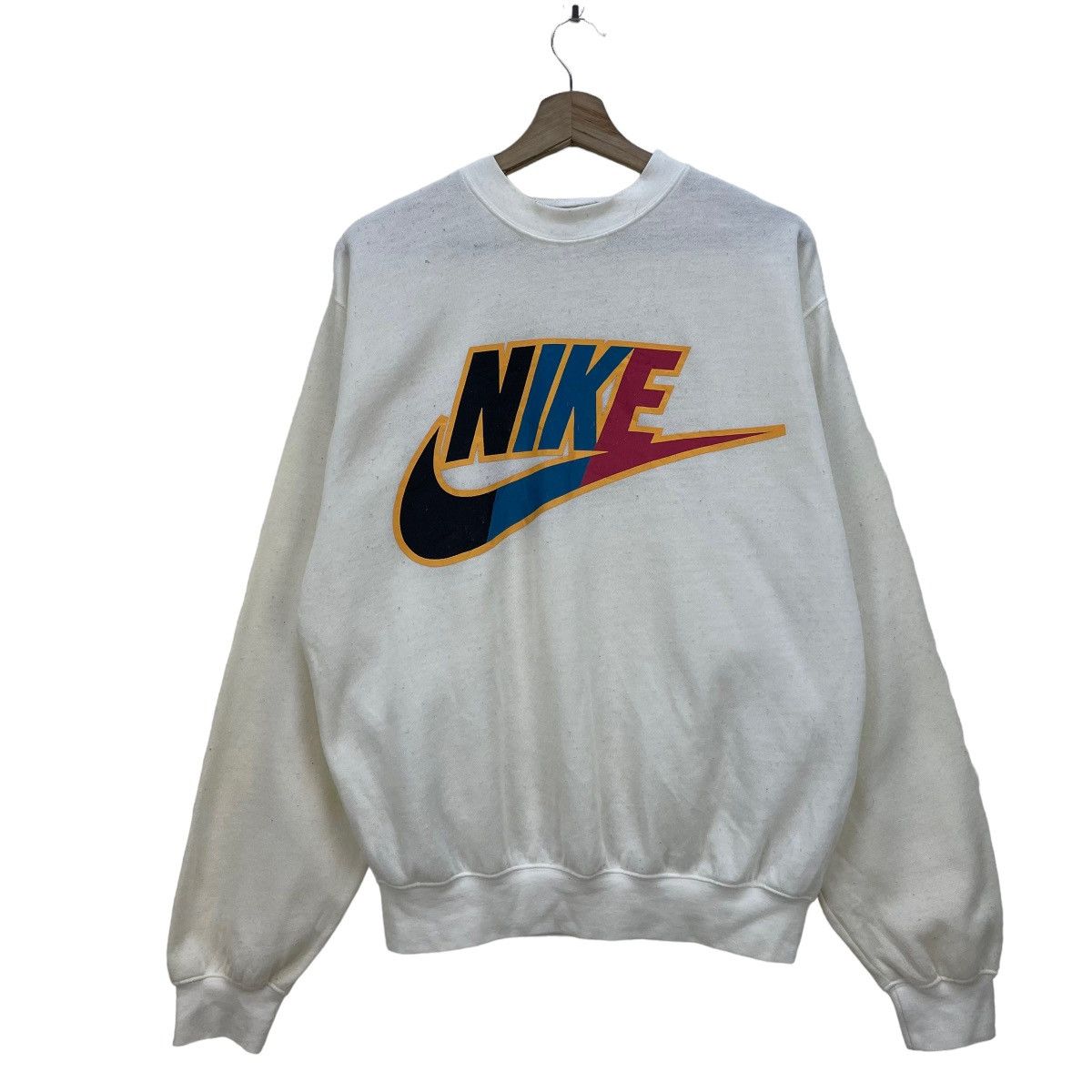 Nike 🔥Vintage Nike Sweatshirt Free Size Size US L / EU 52-54 / 3 - 1 Thumbnail