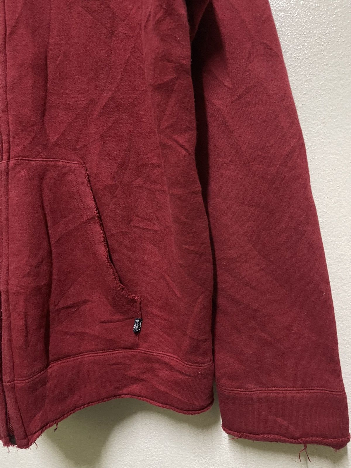 Japanese Brand PPFM Zipper Hoodie Distressed Size US L / EU 52-54 / 3 - 7 Thumbnail