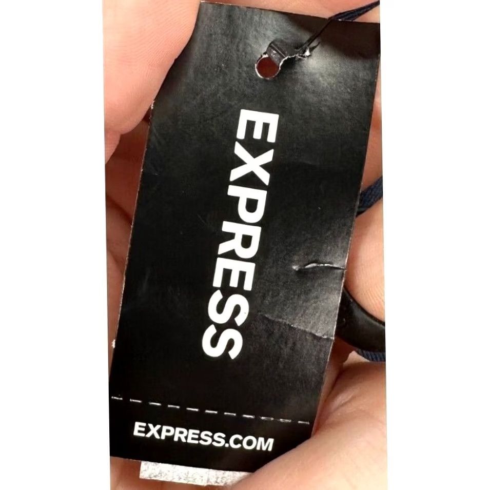 Express Express Snap Button Up Shirt Mens XS Navy Blue Wax Pocket Long Sleeve Casual Size US XS / EU 42 / 0 - 2 Thumbnail