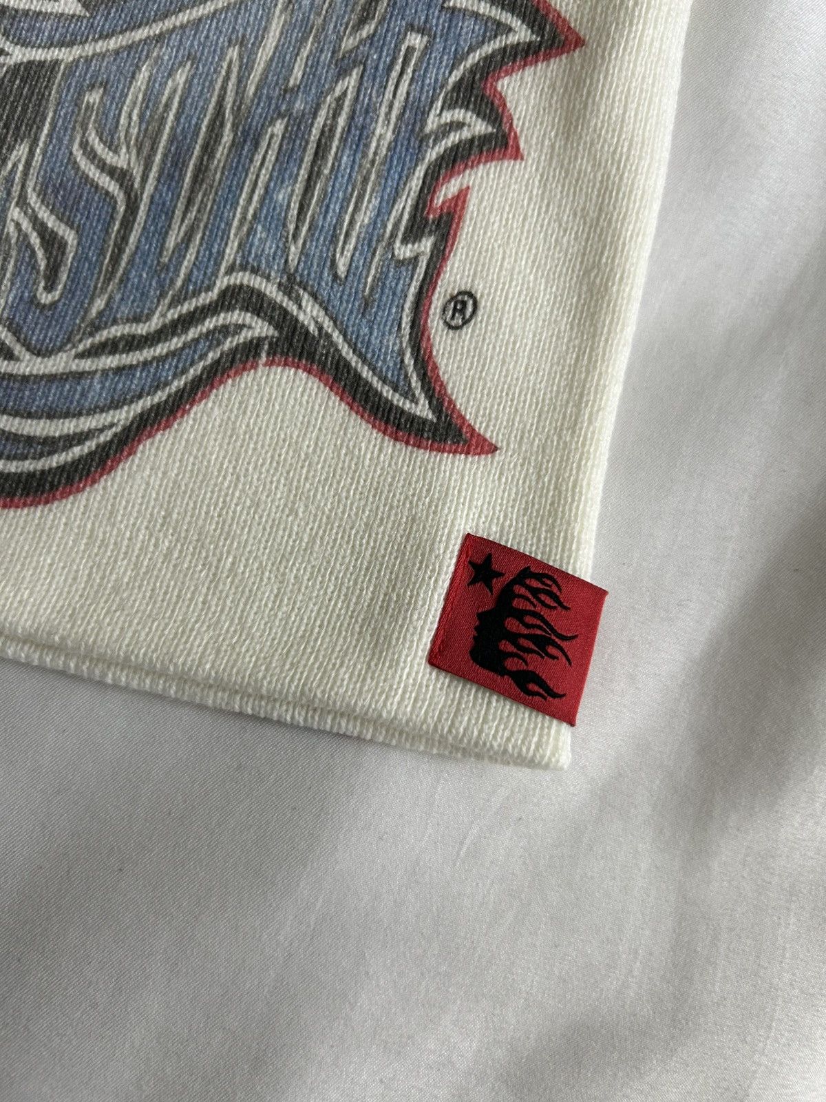 HELLSTAR Hellstar Beanie Moto Graffiti White Size ONE SIZE - 2 Thumbnail
