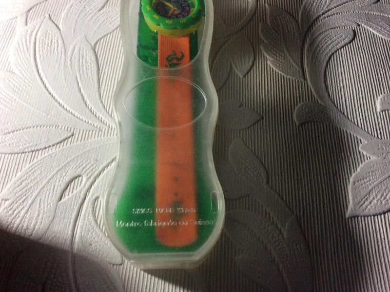 Designer Flik Flak ladies green dial watch Size ONE SIZE - 2 Thumbnail