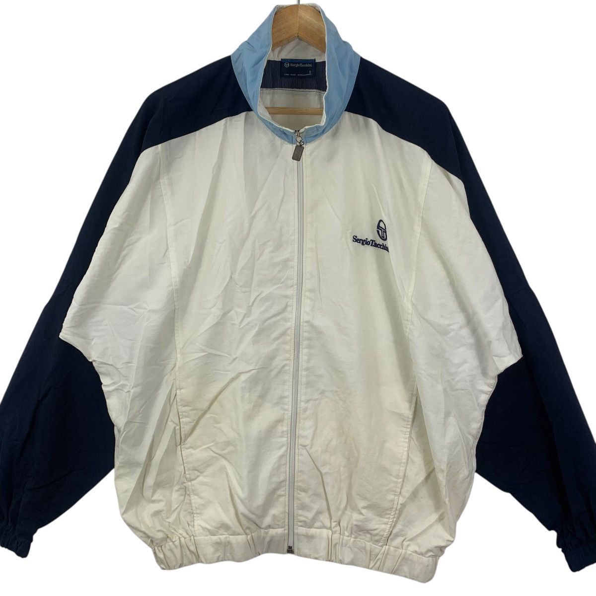 Sergio Tacchini Vintage SERGIO TACCHINI ITALY Tennis Zipper Jacket Outdoor Size US XXL / EU 58 / 5 - 4 Thumbnail