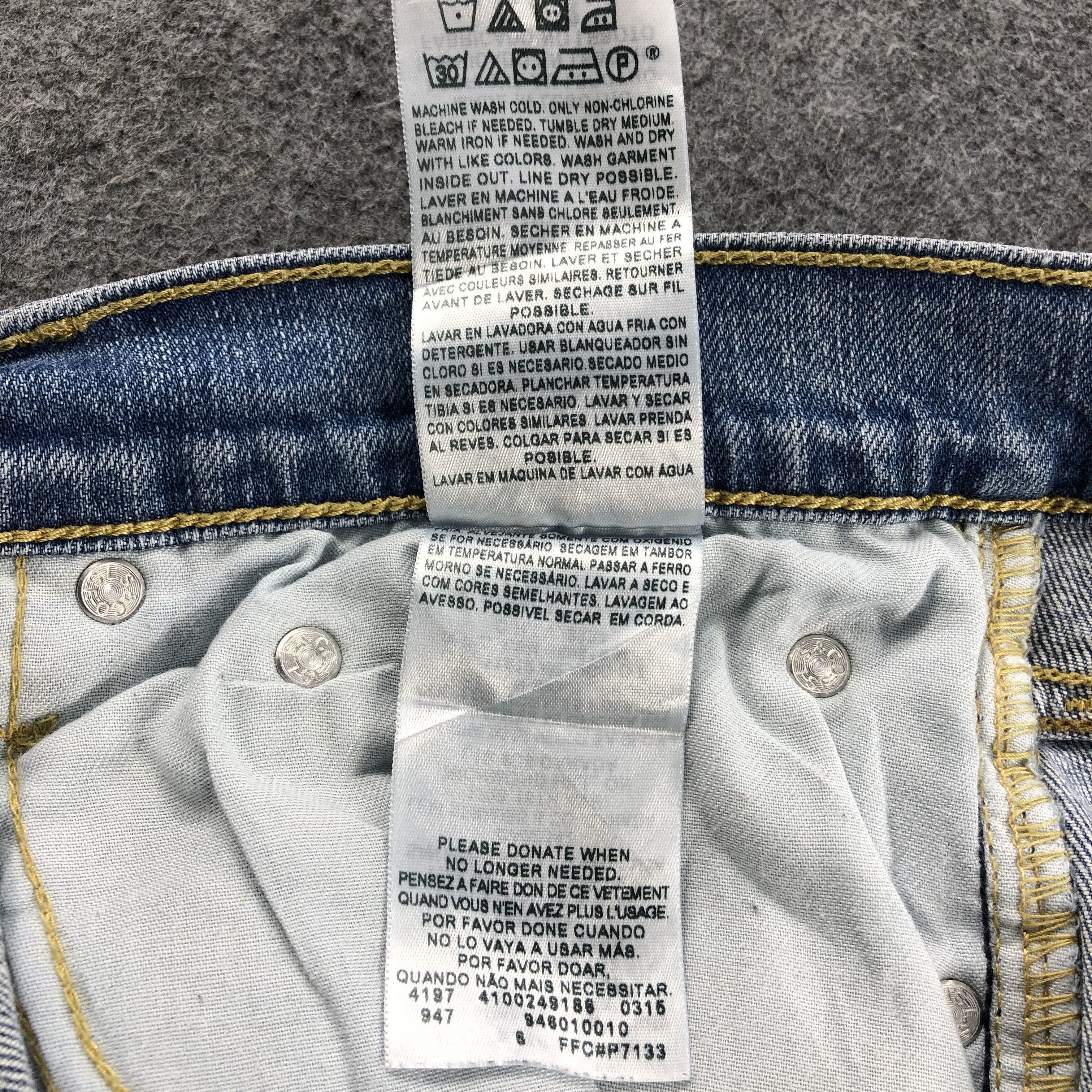 Levi's × Vintage Vintage Light Wash Levis Jeans-JM1390 Size US 33 - 10 Thumbnail