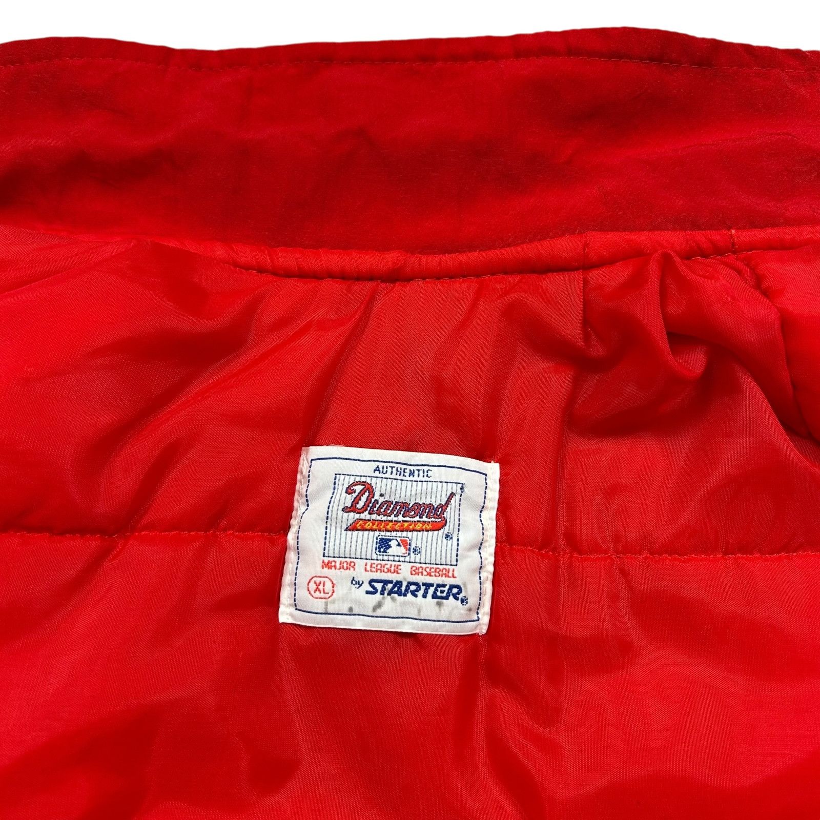 MLB VTG 90s PHILADELPHIA PHILLIES STARTER SATIN BOMBER JACKET Size US XL / EU 56 / 4 - 6 Thumbnail