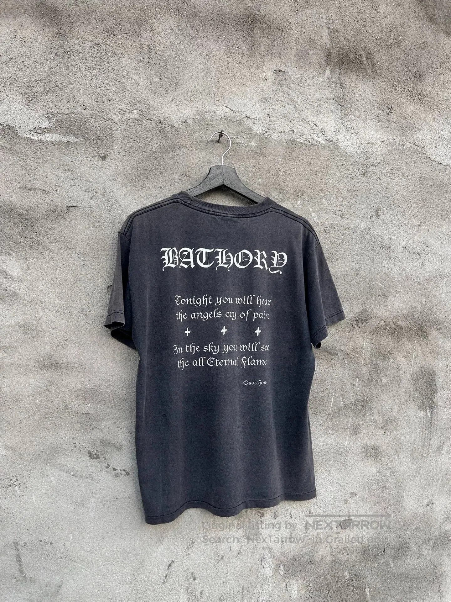 Vintage Vintage Bathory Faded Band Tee. Size US M / EU 48-50 / 2 - 3 Thumbnail