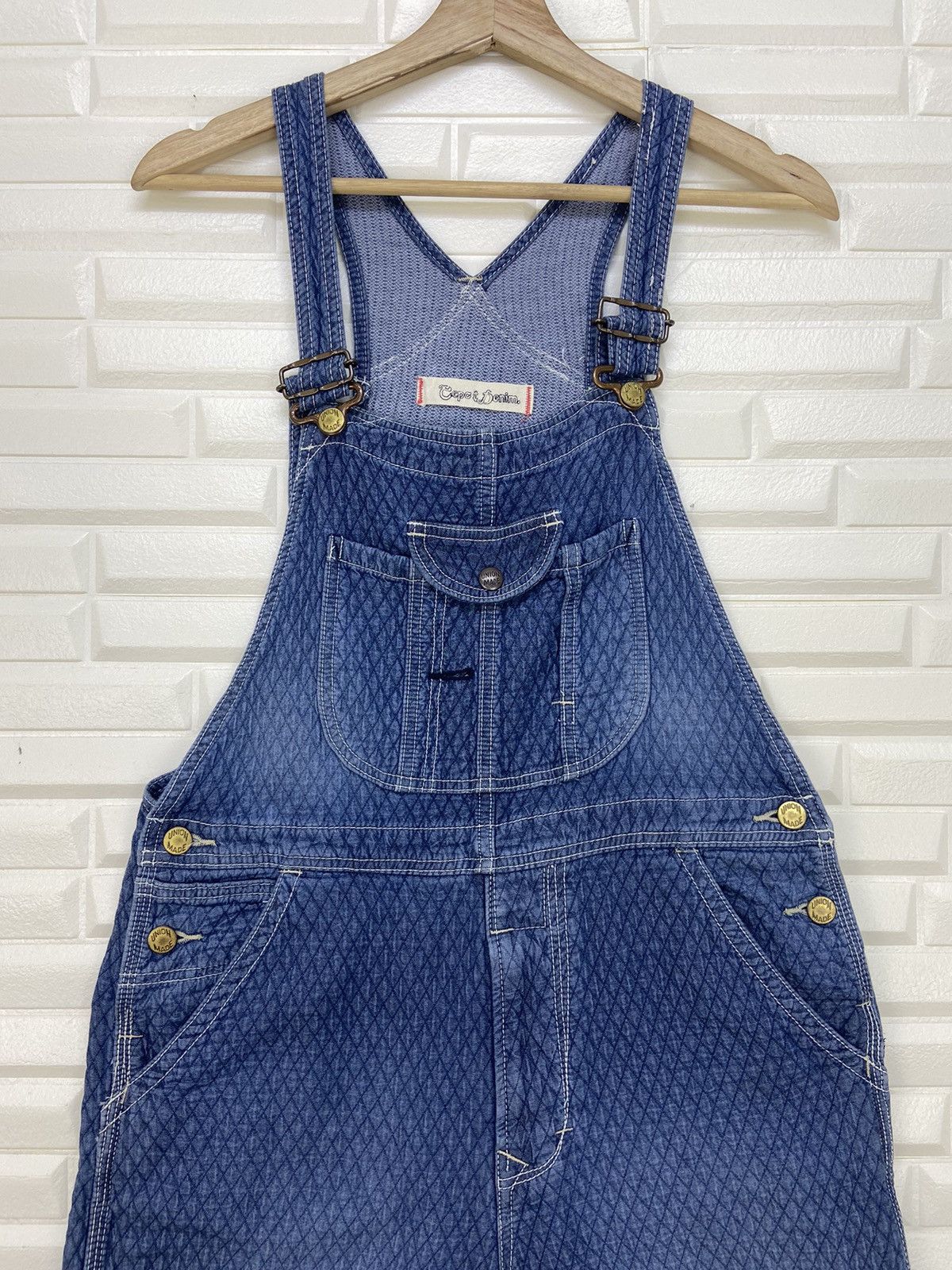 Japanese Brand Japanese Traditional Indigo Products Union Made Jumpsuits Size US 33 - 2 Thumbnail