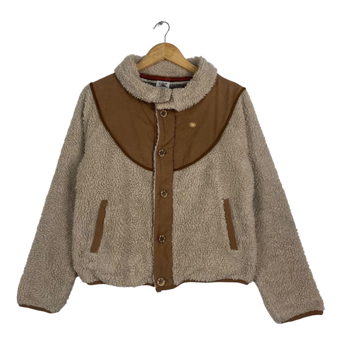 Hoodlamb × Japanese Brand Go Hemp fleece button down jacket Size US XS / EU 42 / 0 - 1 Thumbnail