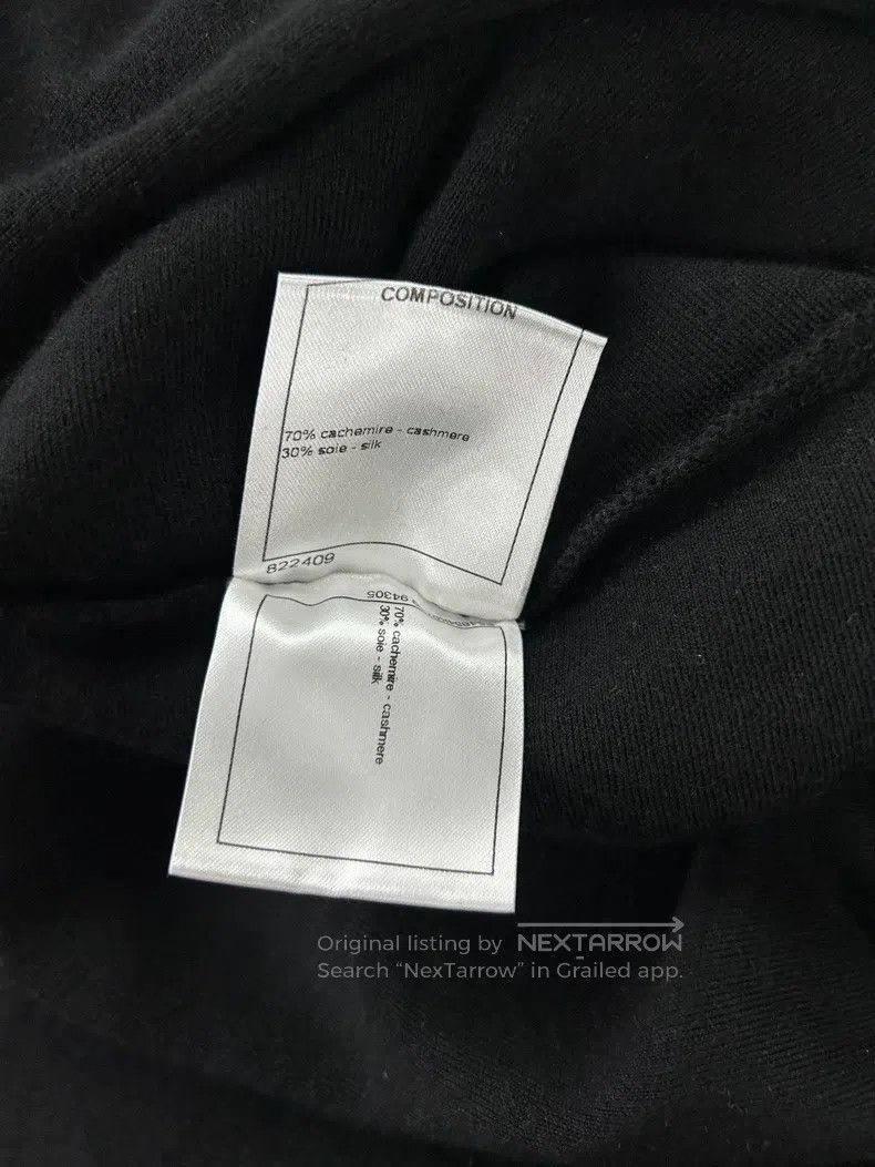 Chanel Chanel Black cashmere silk long-sleeved dress Size XXS / US 00 / IT 34 - 7 Thumbnail