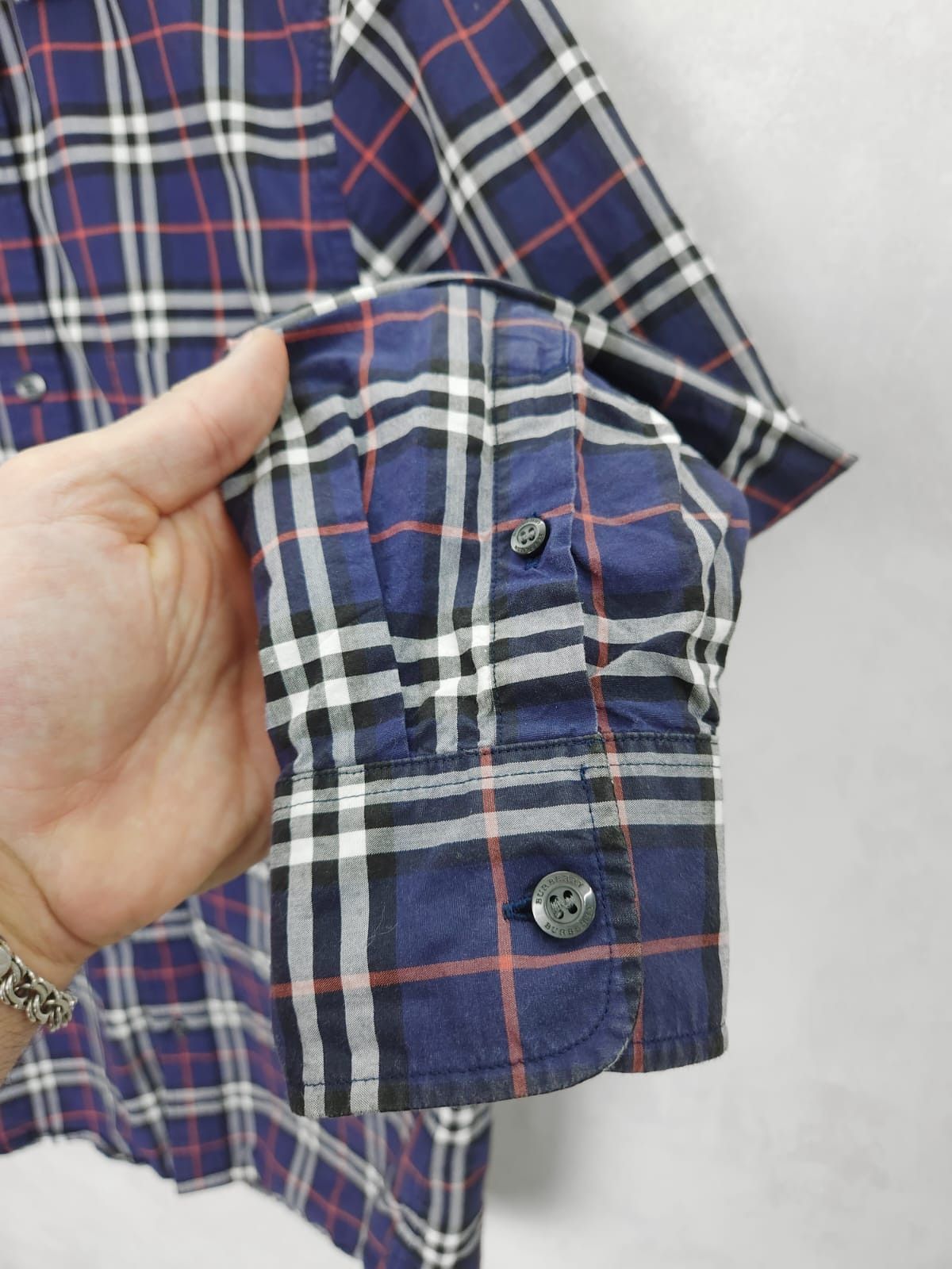Burberry Burberry Checkered Blue Shirt Size US M / EU 48-50 / 2 - 7 Thumbnail