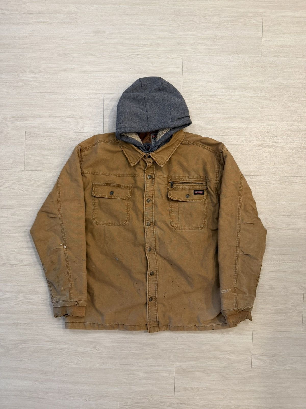 Dickies Dickies Quilt Lined Zip & Snap Hooded Work Jacket Size US XXL / EU 58 / 5 - 1 Thumbnail