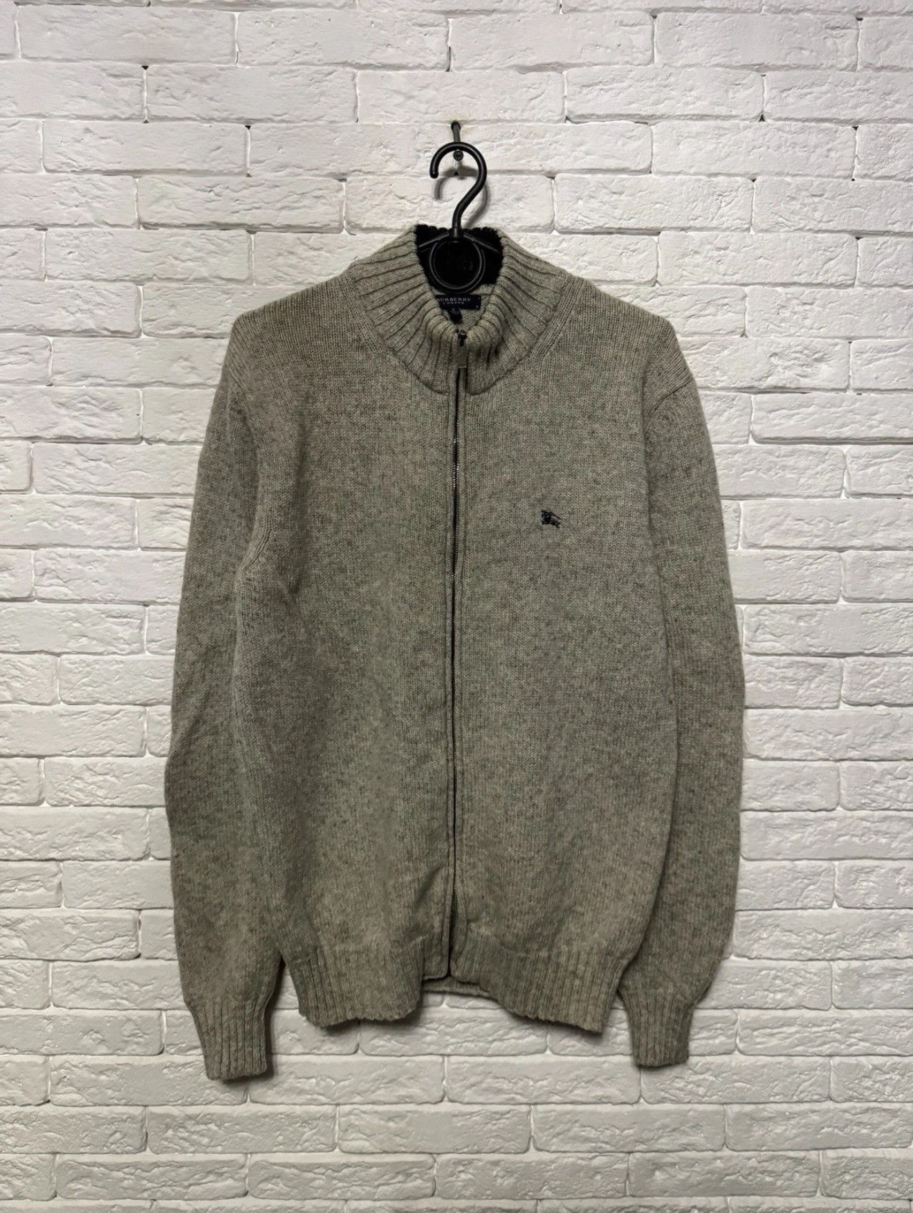 Burberry Rare Burberry Full Zip Wool Knit Sweater Cardigan Old Money Size US S / EU 44-46 / 1 - 1 Thumbnail
