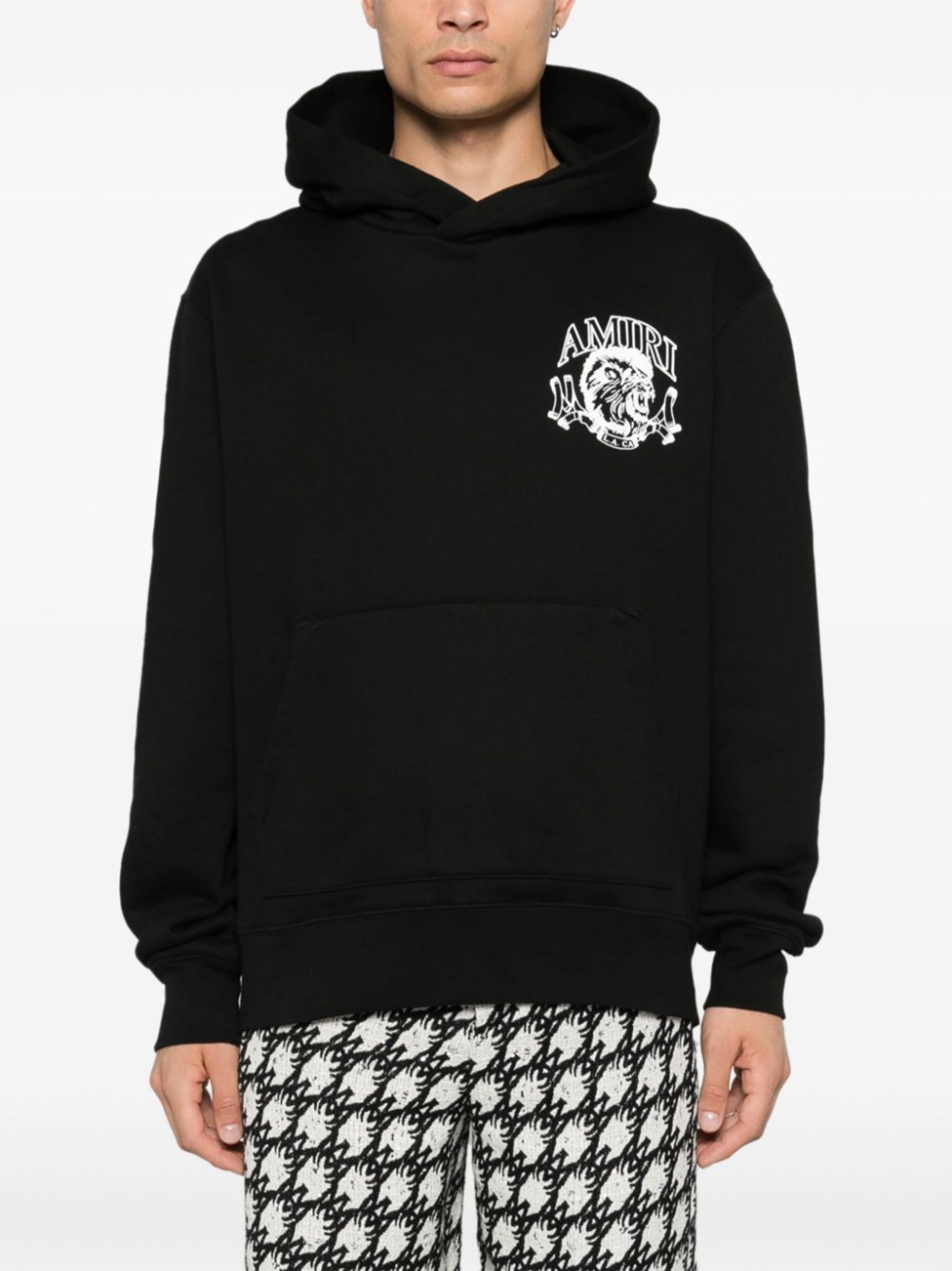 Amiri o1orln1125 Lion Outline Hoodie in Black Size US S / EU 44-46 / 1 - 3 Thumbnail