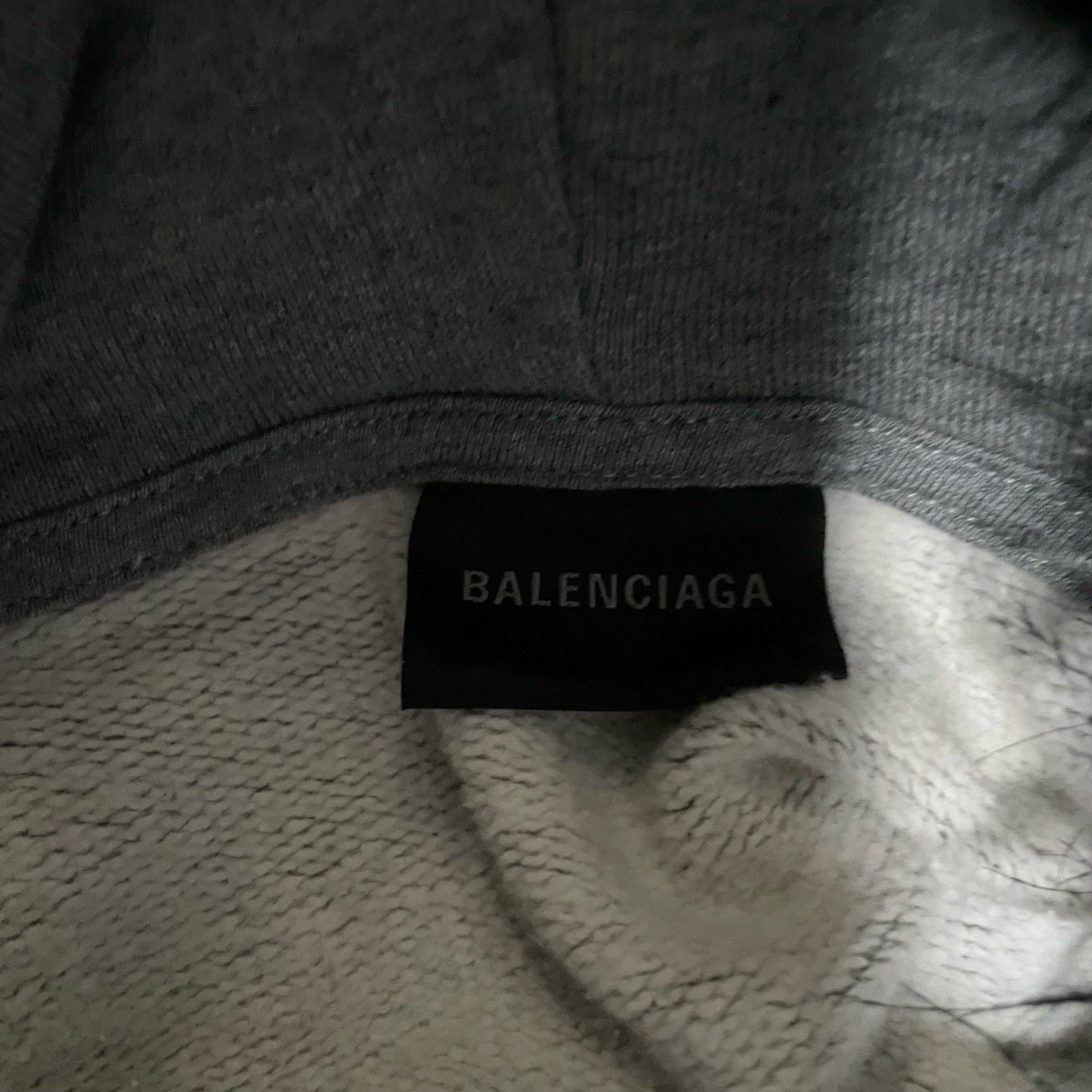 Balenciaga Balenciaga 25 Show Gray Patch Letter Fur Collar Coat Size US S / EU 44-46 / 1 - 3 Thumbnail