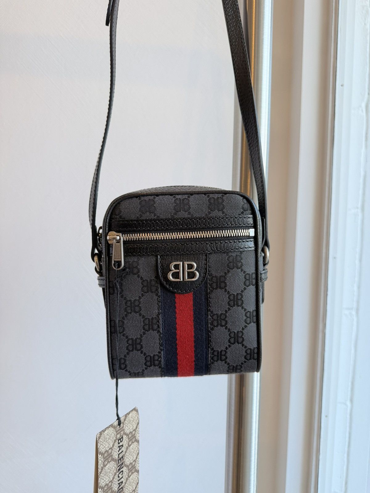 Balenciaga × Gucci Balenciaga x Gucci Hacker Project Black Crossbody Bag Size ONE SIZE - 2 Thumbnail