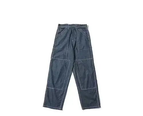 20SS Indigo Union Denim Striped Worker Pants