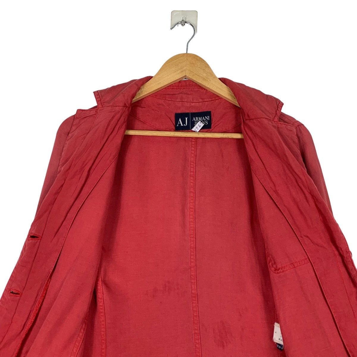 Armani ARMANI JEANS Red Casual Jacket #1171-C54 Size S / US 4 / IT 40 - 10 Thumbnail