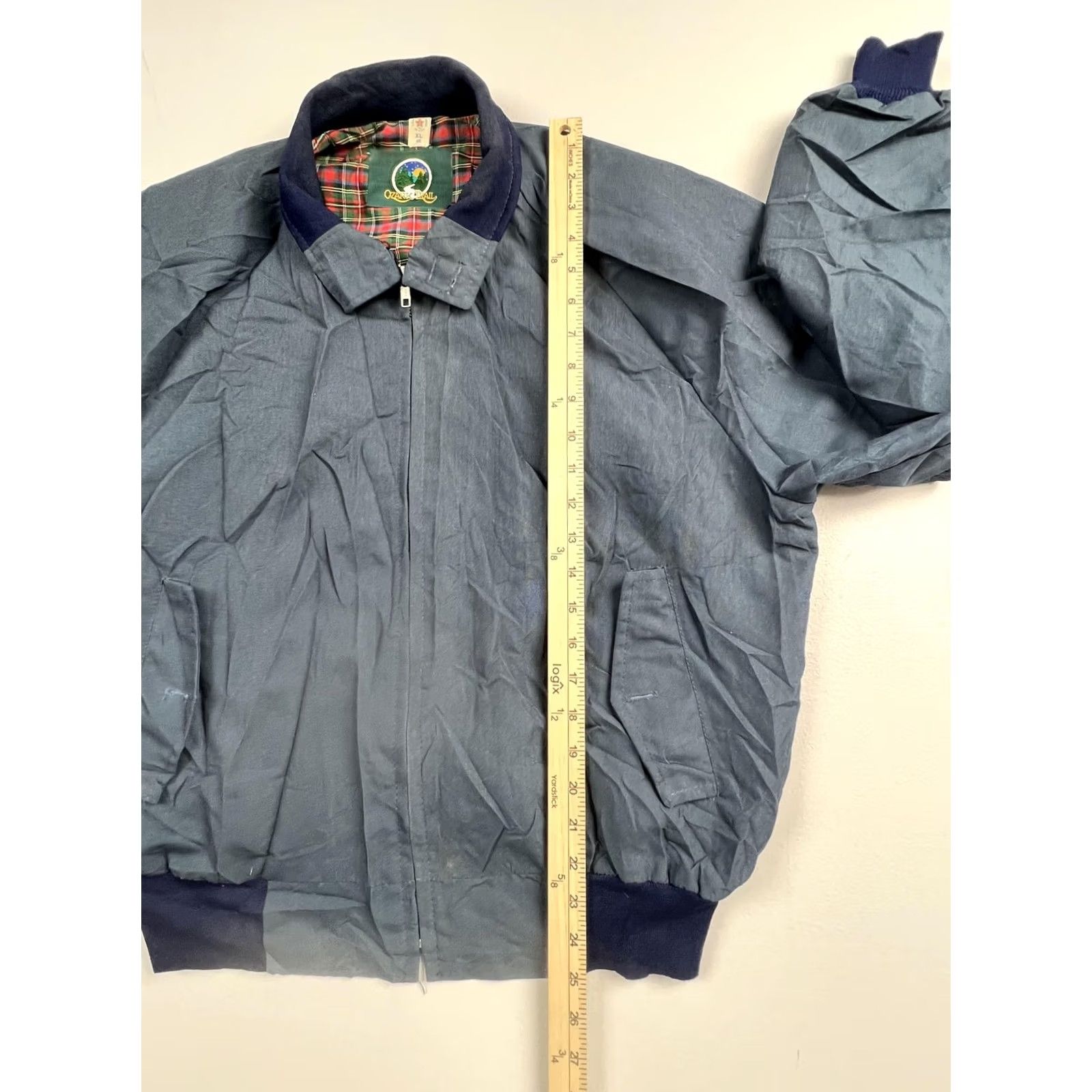 Vintage Vintage Ozark Trail Jacket Mens XL Blue Canvas Bomber Plaid Lined Outdoor USA Size US XL / EU 56 / 4 - 7 Thumbnail