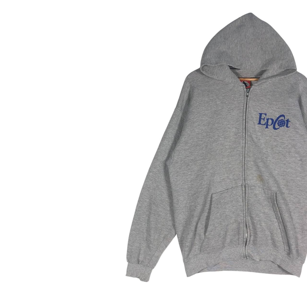 Disney × Mickey Mouse Vintage Mickey Mouse Hoodie Zipper Sweatshirt Size US L / EU 52-54 / 3 - 4 Thumbnail