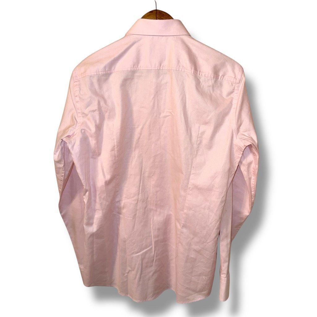 Hugo Boss Boss Hugo Boss Pink Slim-Fit Spread Collar Dress Shirt M 15. Size US M / EU 48-50 / 2 - 7 Thumbnail
