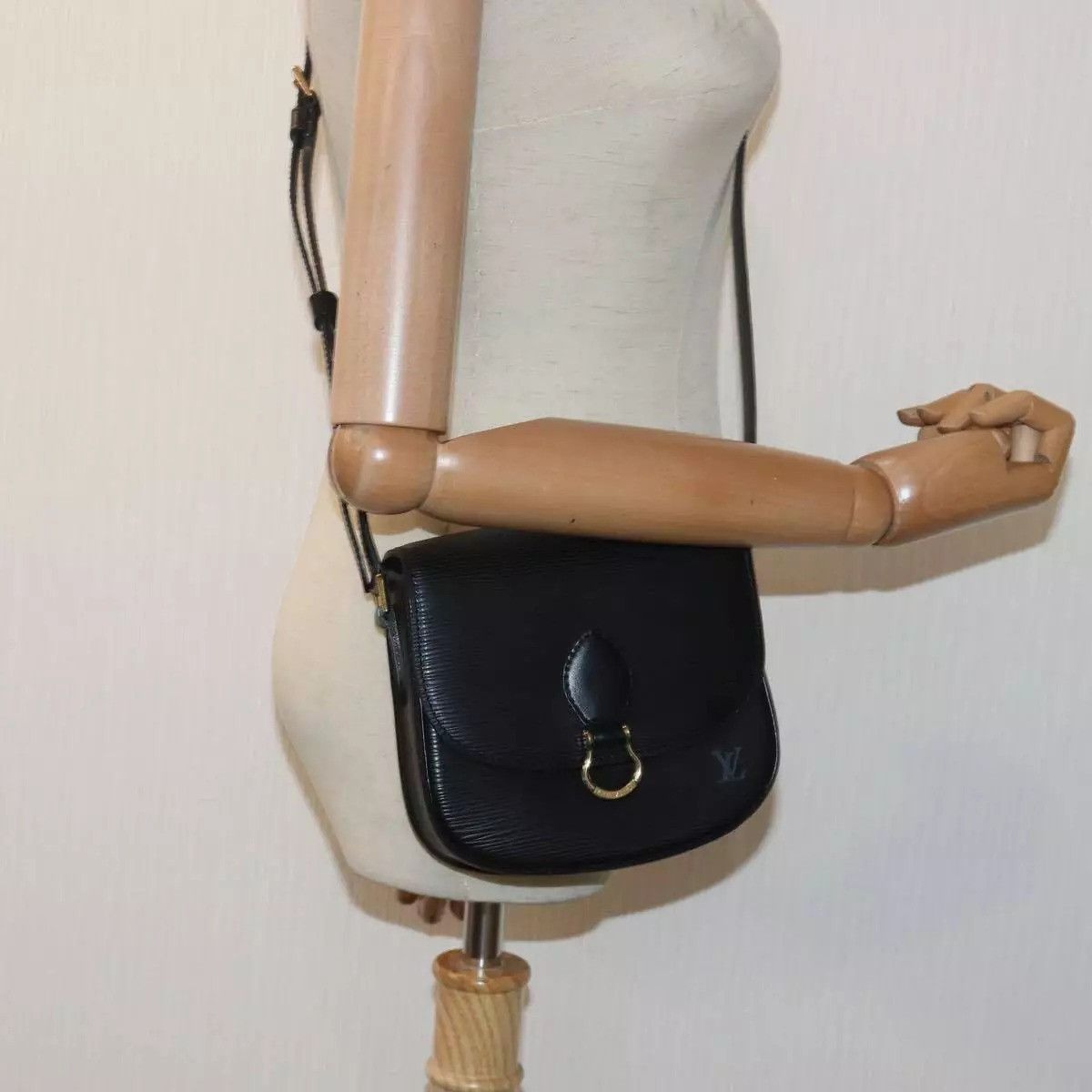 Louis Vuitton LOUIS VUITTON Epi Mini Monogram Saint Cloud Bag Black Size ONE SIZE - 3 Thumbnail