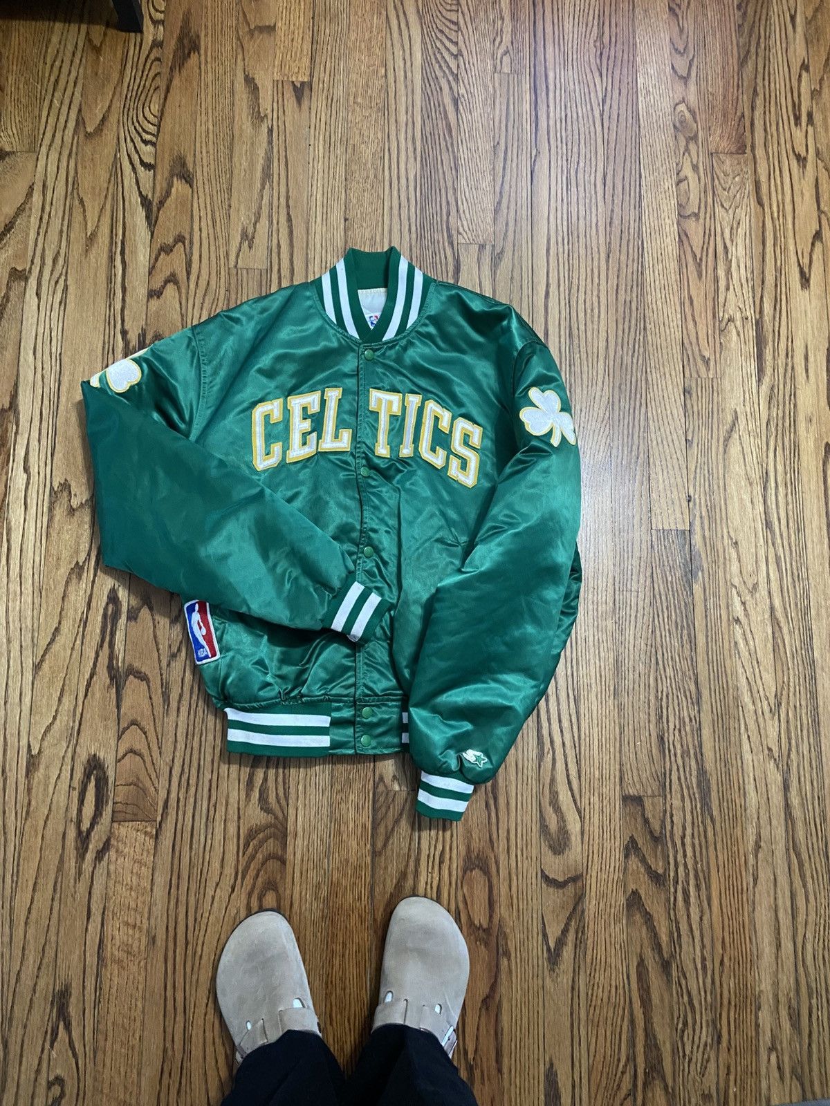 Starter Vintage starter boston celtics jacket Size US XL / EU 56 / 4 - 1 Thumbnail