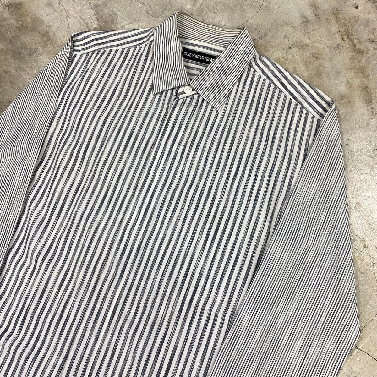Issey Miyake FW2014 Special Stripe Shirt Size US S / EU 44-46 / 1 - 2 Thumbnail
