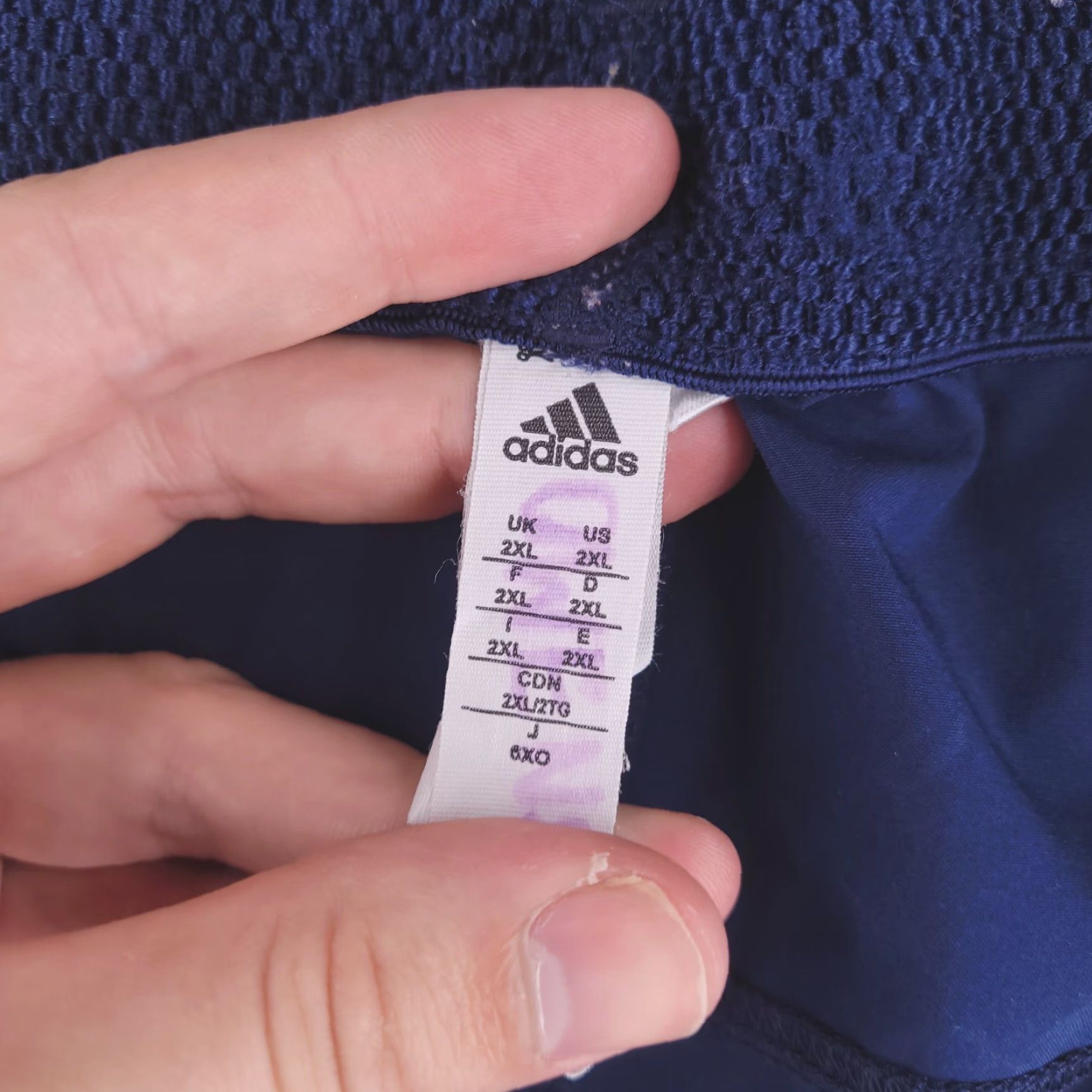 Adidas Adidas Shorts Mens 2XL Blue Gym Running Workout with Pockets Camo Size US 39 - 5 Thumbnail