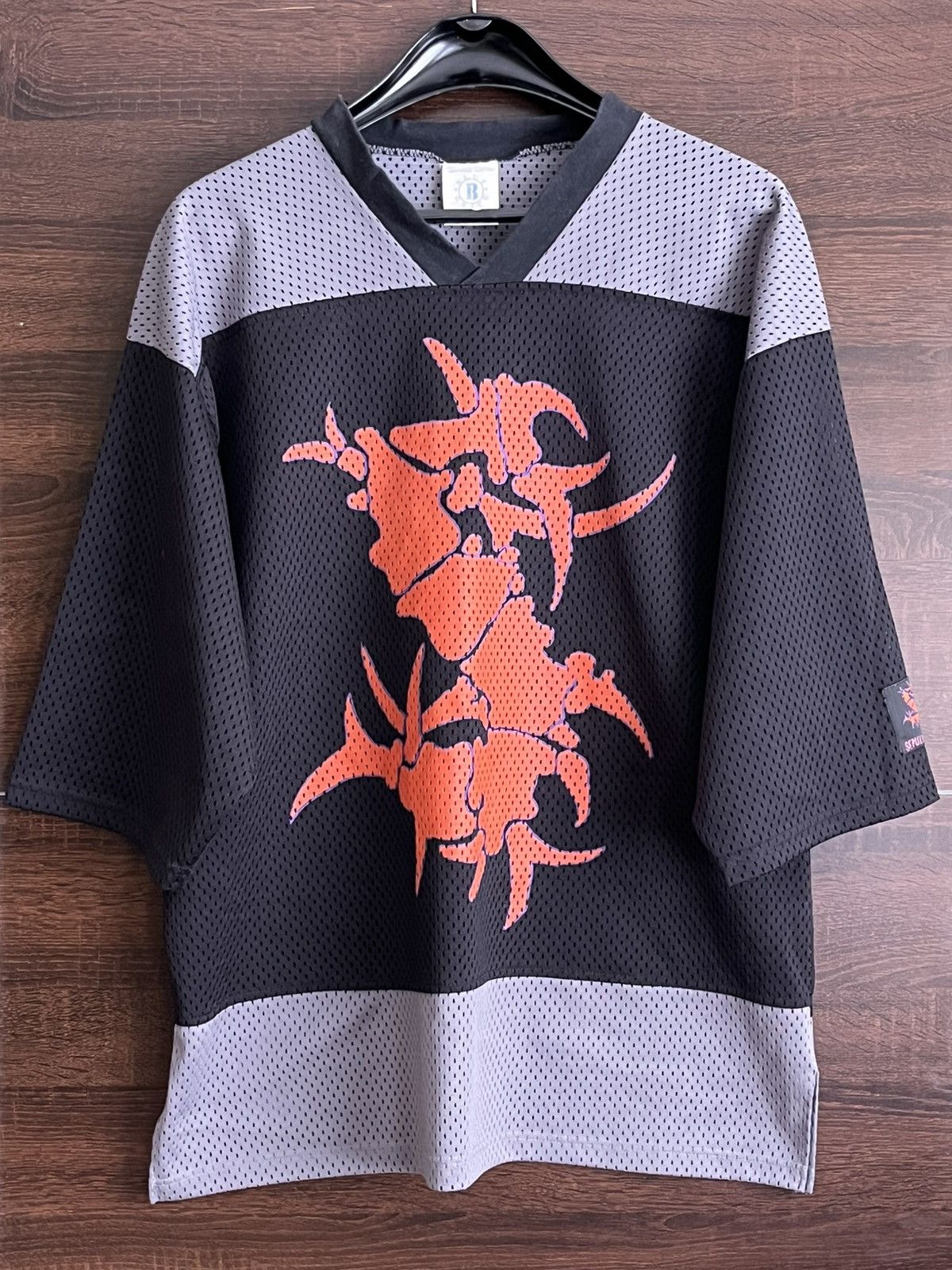 Vintage Rare vintage 1995 Sepultura boxy jersey trash metal band Size US XL / EU 56 / 4 - 1 Thumbnail