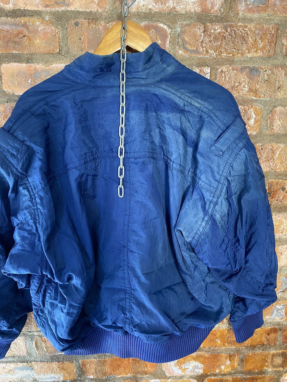 Issey Miyake 1980s Padded shoulder pocket MA-1 bomber Size US M / EU 48-50 / 2 - 15 Thumbnail