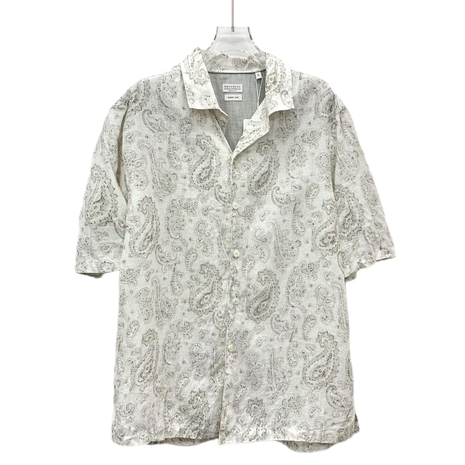 Brunello Cucinelli Brunello Cucinelli Multi Shirt L Men Size US L / EU 52-54 / 3 - 1 Thumbnail
