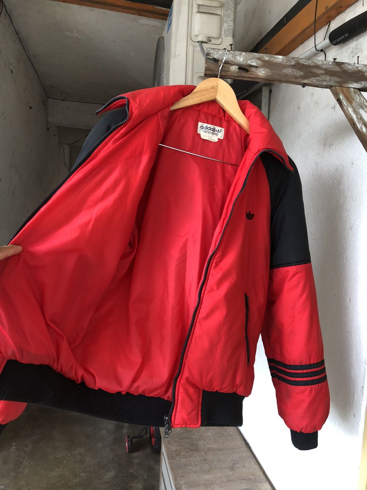 Adidas Rare❗️Vintage 90s Adidas Small Logo Puffer Bomber Jacket Size US M / EU 48-50 / 2 - 16 Thumbnail