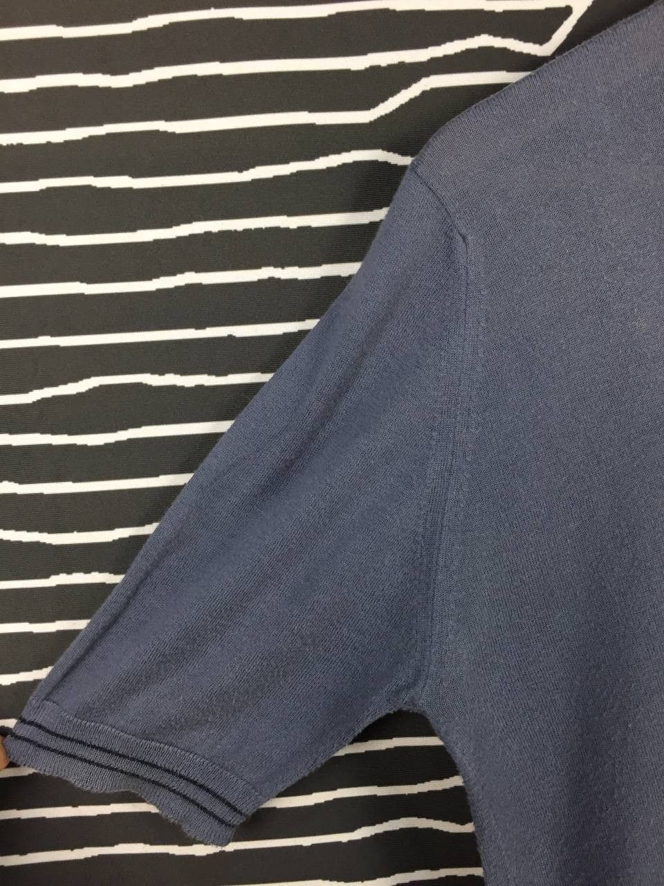 John Smedley Vtg John Smedley Cotton knit Button Up Polo Tee Size US M / EU 48-50 / 2 - 5 Thumbnail