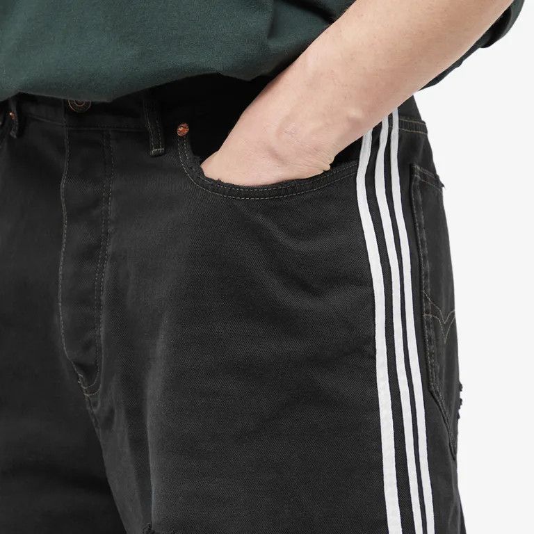 Balenciaga o1s1wg110824 Baggy Shorts in Matte Black Size US 28 / EU 44 - 5 Thumbnail