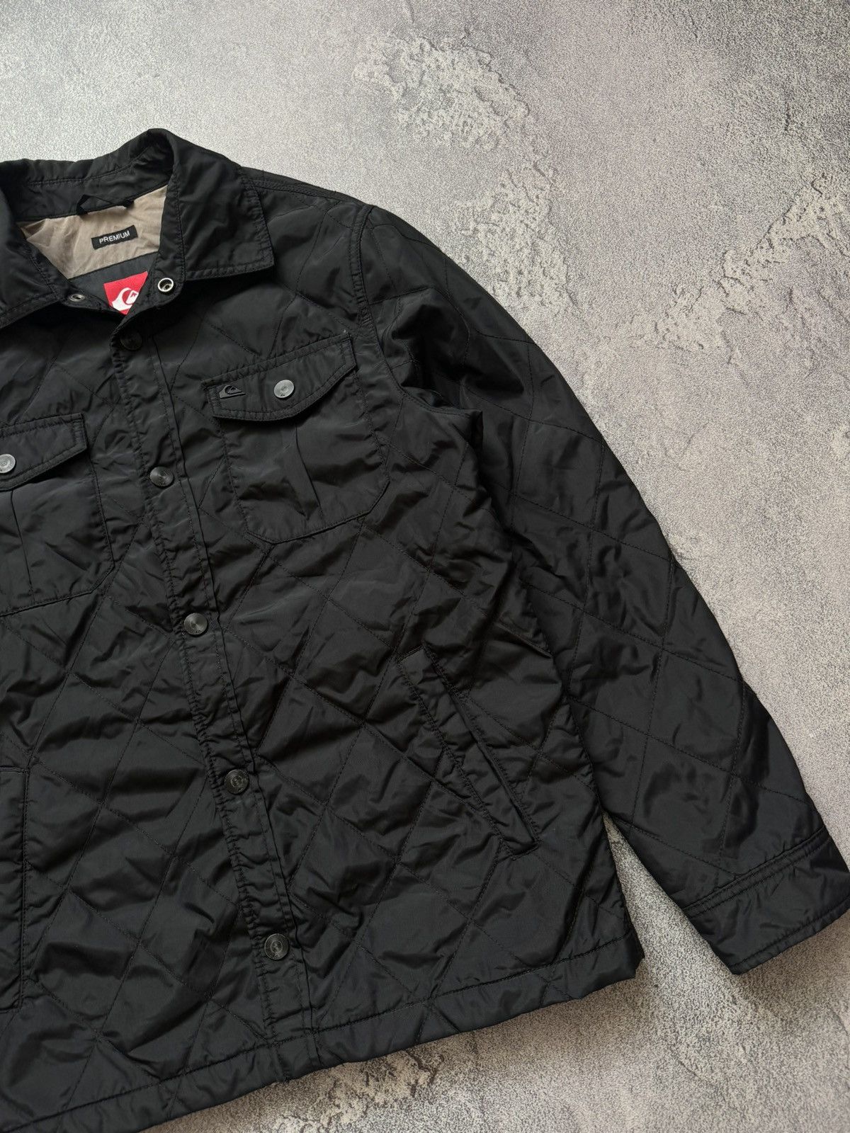 Quicksilver × Quiksilver Quiksilver S quilted jacket bomber button up surfing Size US S / EU 44-46 / 1 - 7 Thumbnail