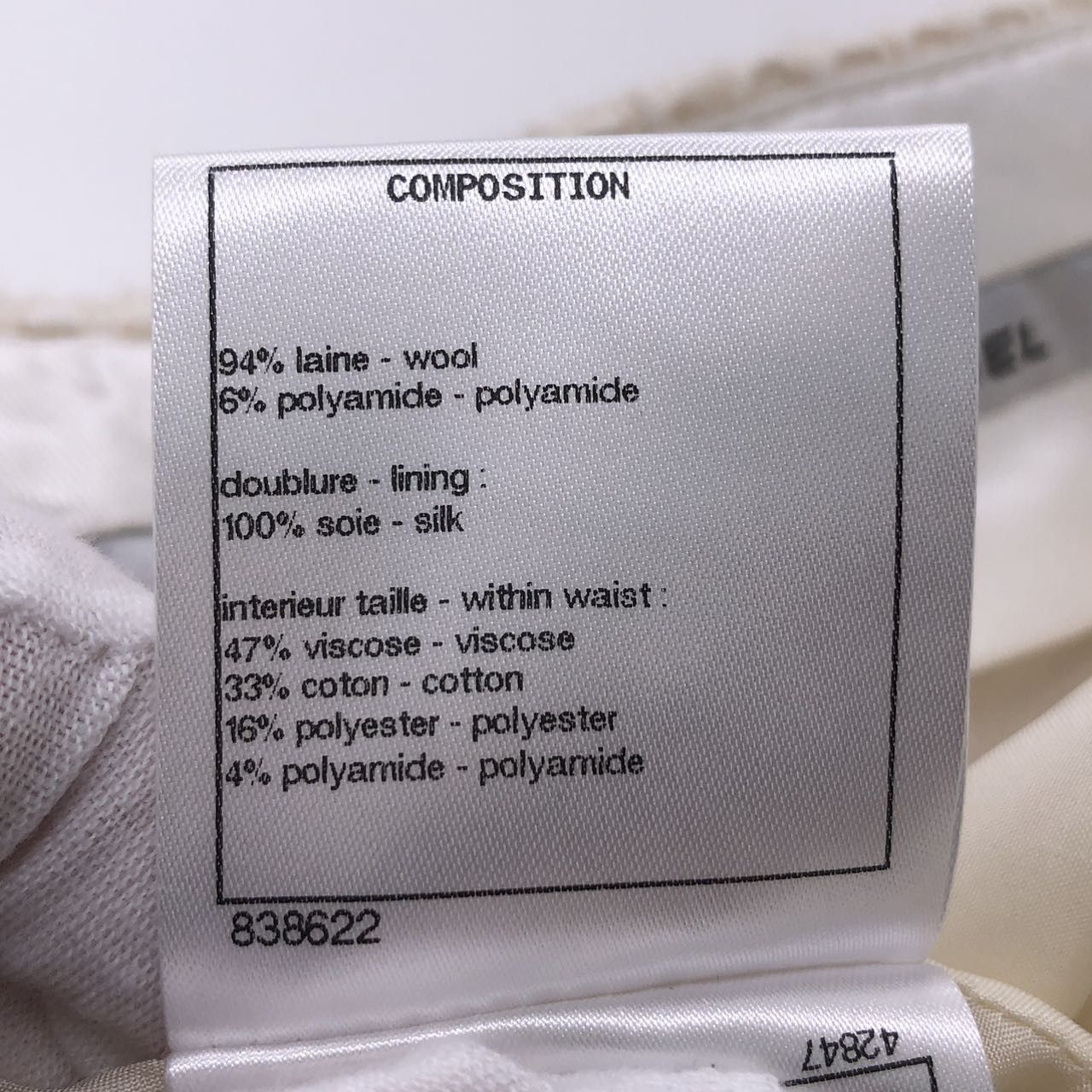Chanel Chanel Solid Silk Crepe Button Casual Pants K26WX Size 26" / US 2 / IT 38 - 7 Thumbnail
