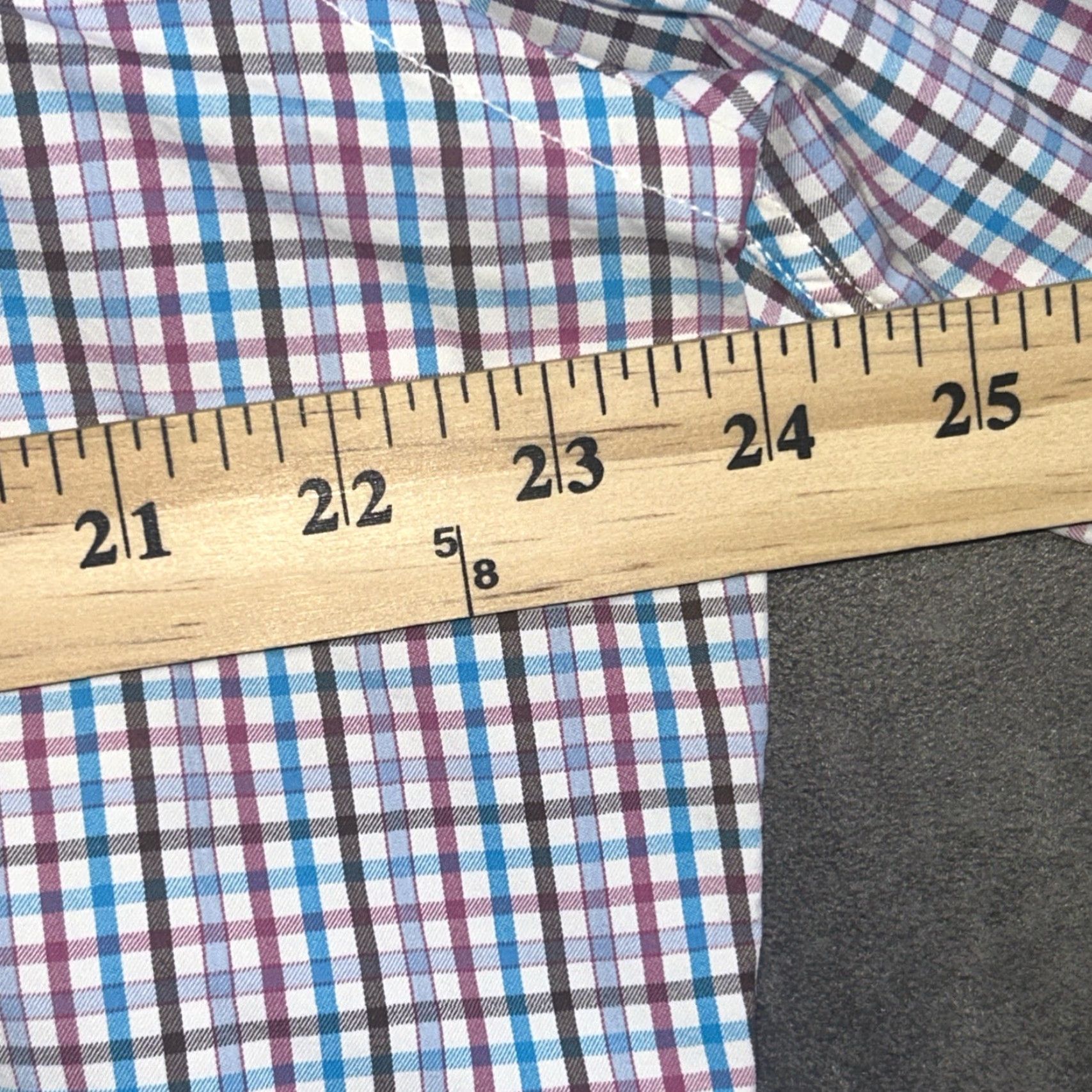 Peter Millar Peter Millar Shirt Mens Long Sleeve Check Button-Down Dress Shirt Performance Size US L / EU 52-54 / 3 - 5 Thumbnail