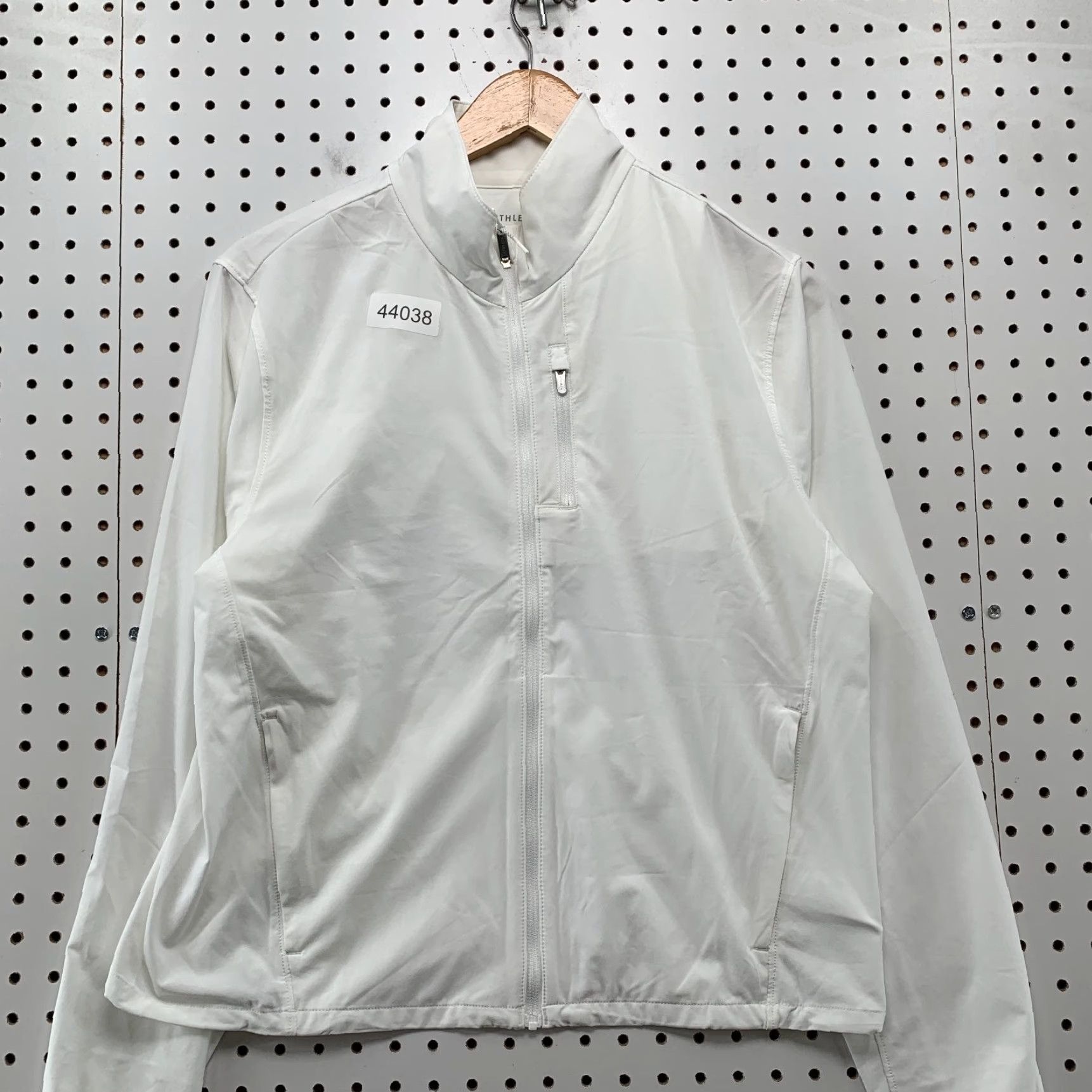 Athleta Athleta Windbreaker Jacket Womens Small White Lightweight Workout Run Size S / US 4 / IT 40 - 2 Thumbnail