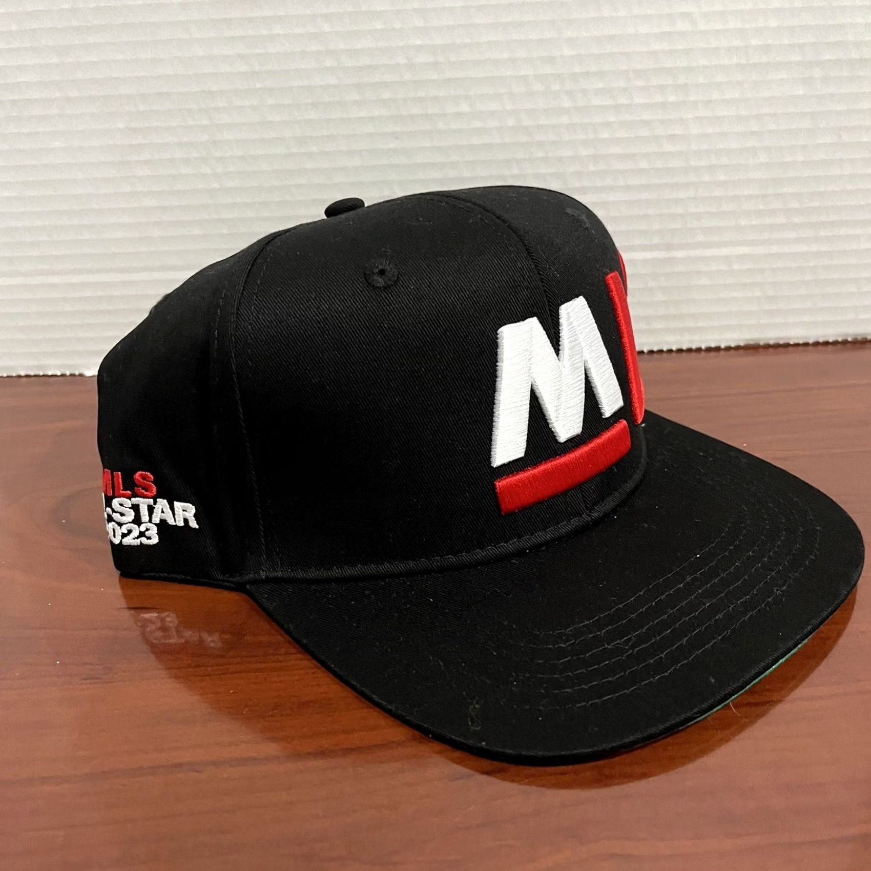 Vintage MLS Hat Cap All Star Game 2023 Soccer Snap Back Event Exclusive Black Green Brim Mens Size ONE SIZE - 3 Thumbnail
