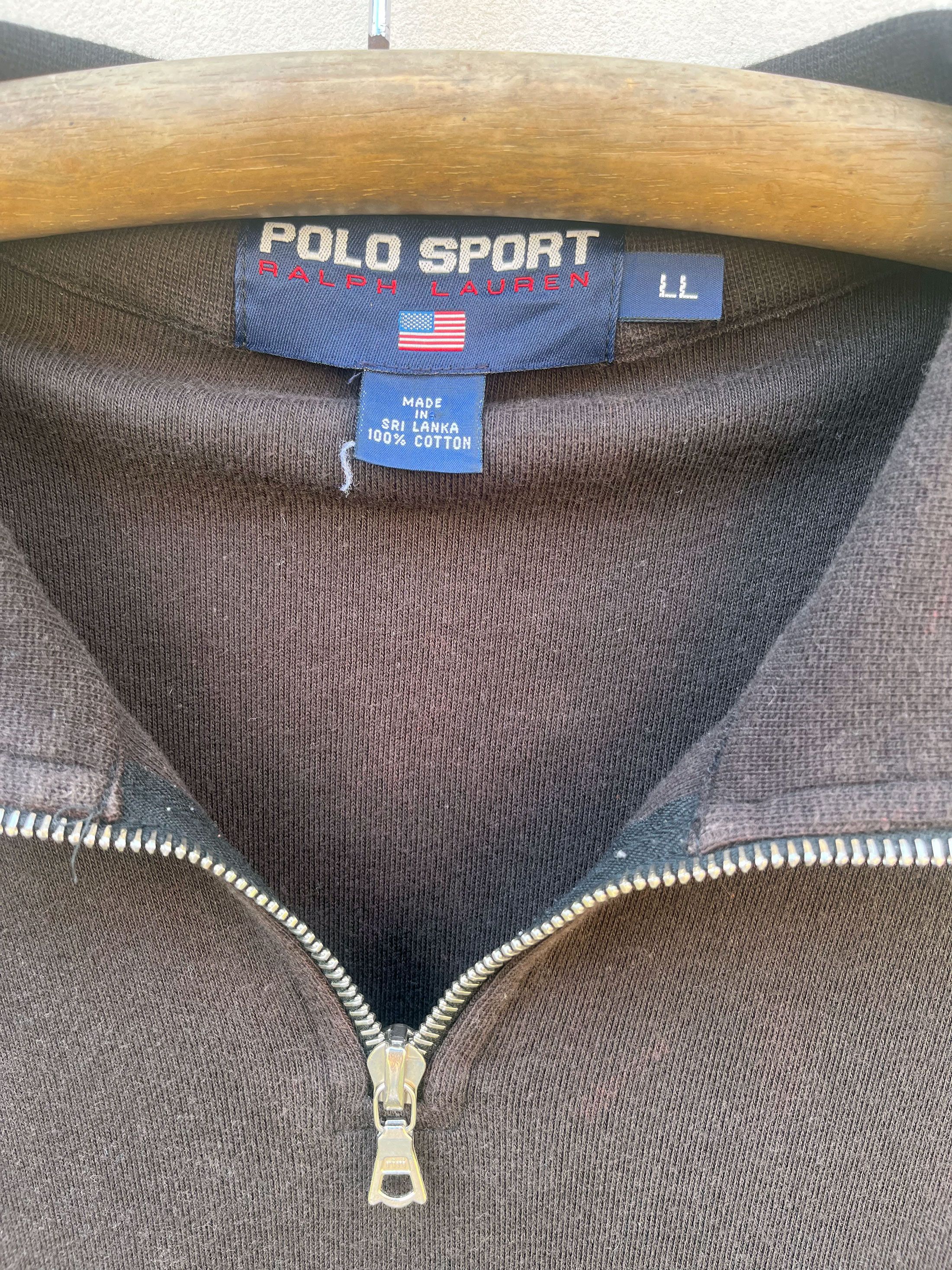Polo Ralph Lauren Polo Sport Ralph Lauren 1/4 Zipper Sweatshirt Sweater Size US XL / EU 56 / 4 - 2 Thumbnail