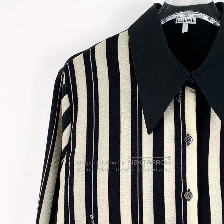 Loewe Loewe Color Block Vertical Striped Wool Lapel Single Breas Size S / US 4 / IT 40 - 3 Thumbnail