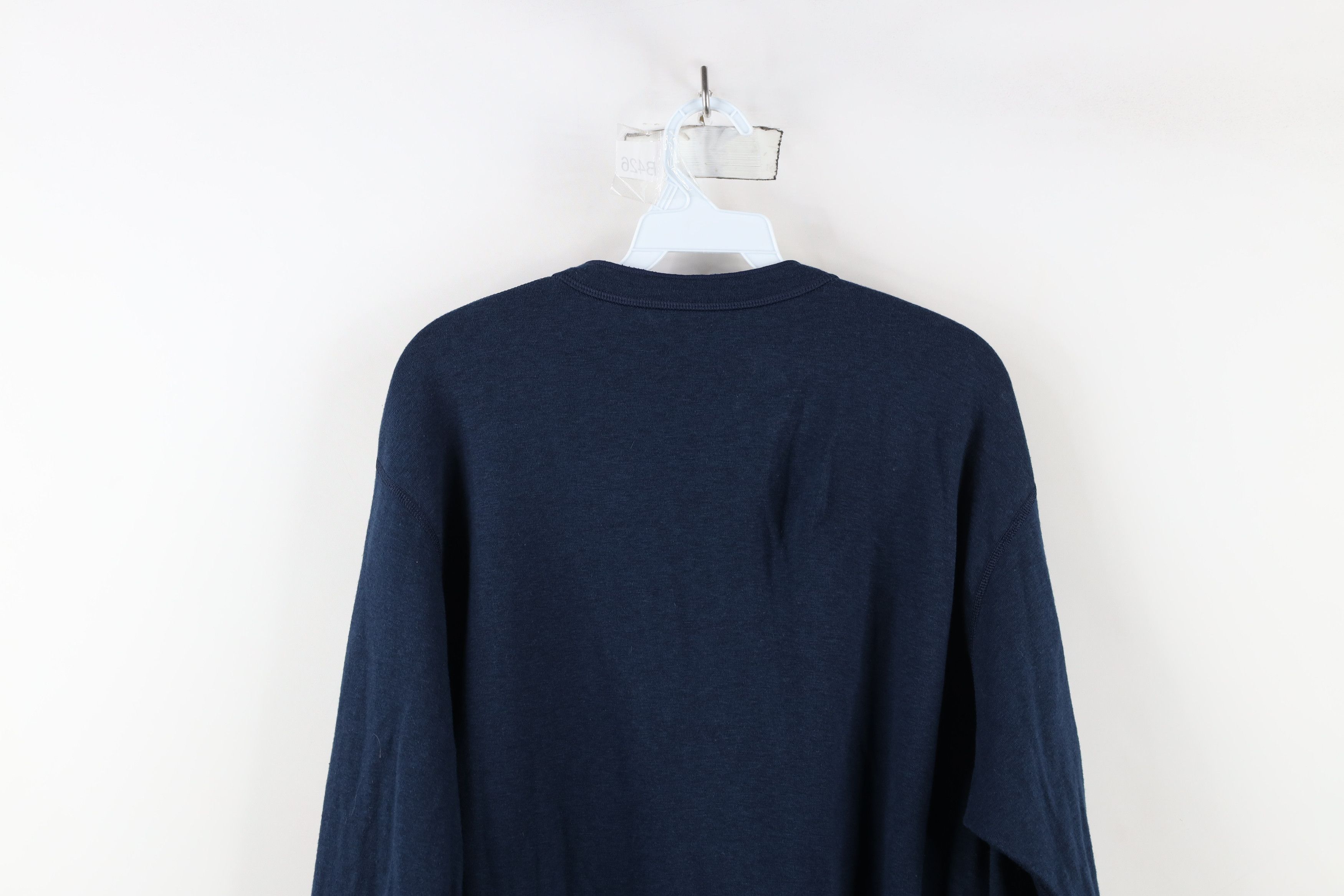 L.L. Bean × Vintage Vintage LL Bean Wool Blend Knit Long Sleeve Henley T-Shirt Size US M / EU 48-50 / 2 - 12 Thumbnail