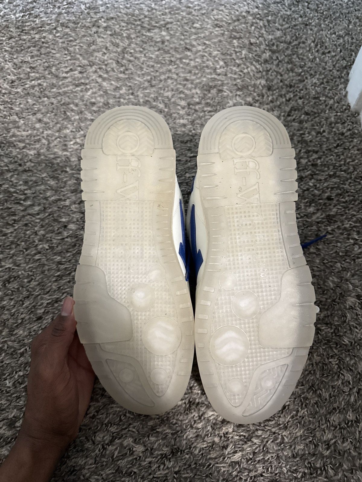 Off-White Off-White Men's Out Of Office Clear-Sole Leather Size US 11 / EU 44 - 6 Thumbnail