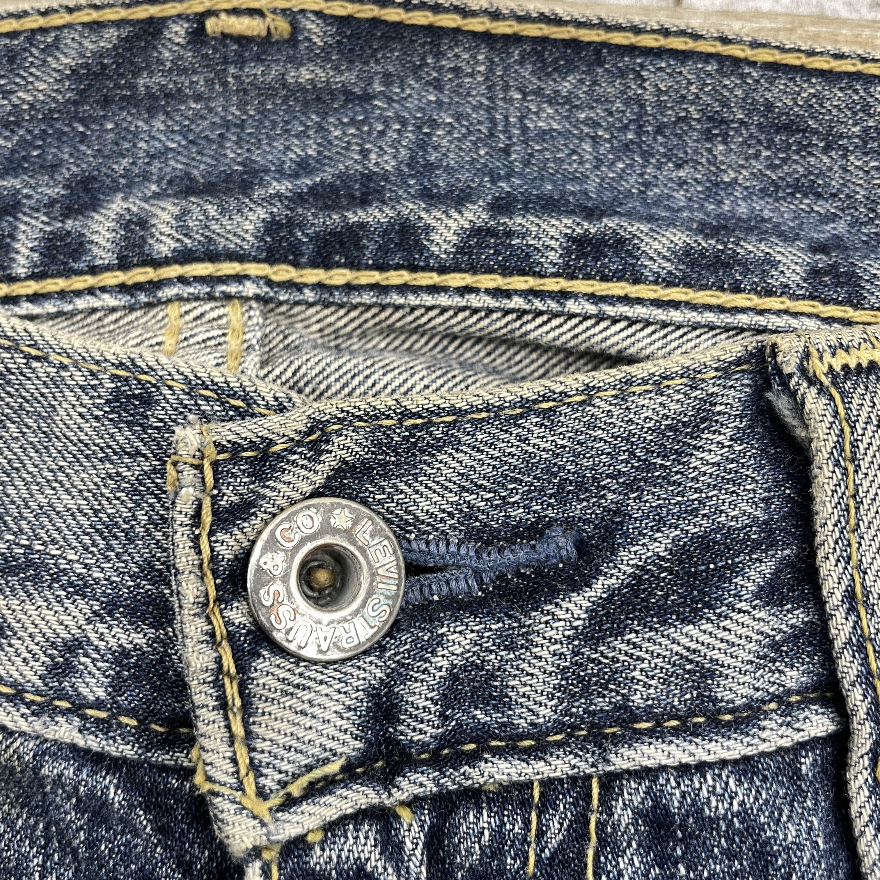 Levi's × Vintage Vintage Levi's 503 Faded Distressed Jeans-WC314 Size US 34 / EU 50 - 8 Thumbnail