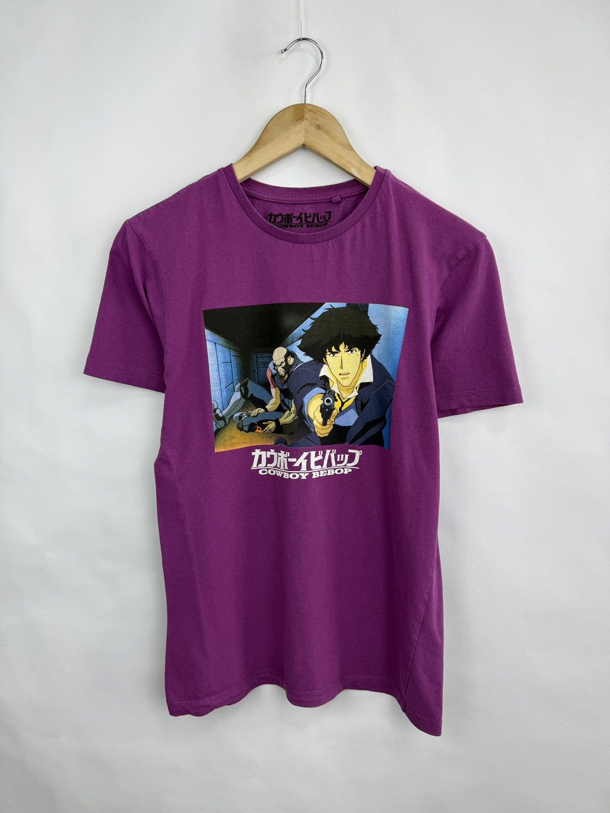 Anime 🇯🇵 Cowboy Bebop Anime Spike Spiegel Jet Black T-Shirt Japan Size US S / EU 44-46 / 1 - 2 Thumbnail