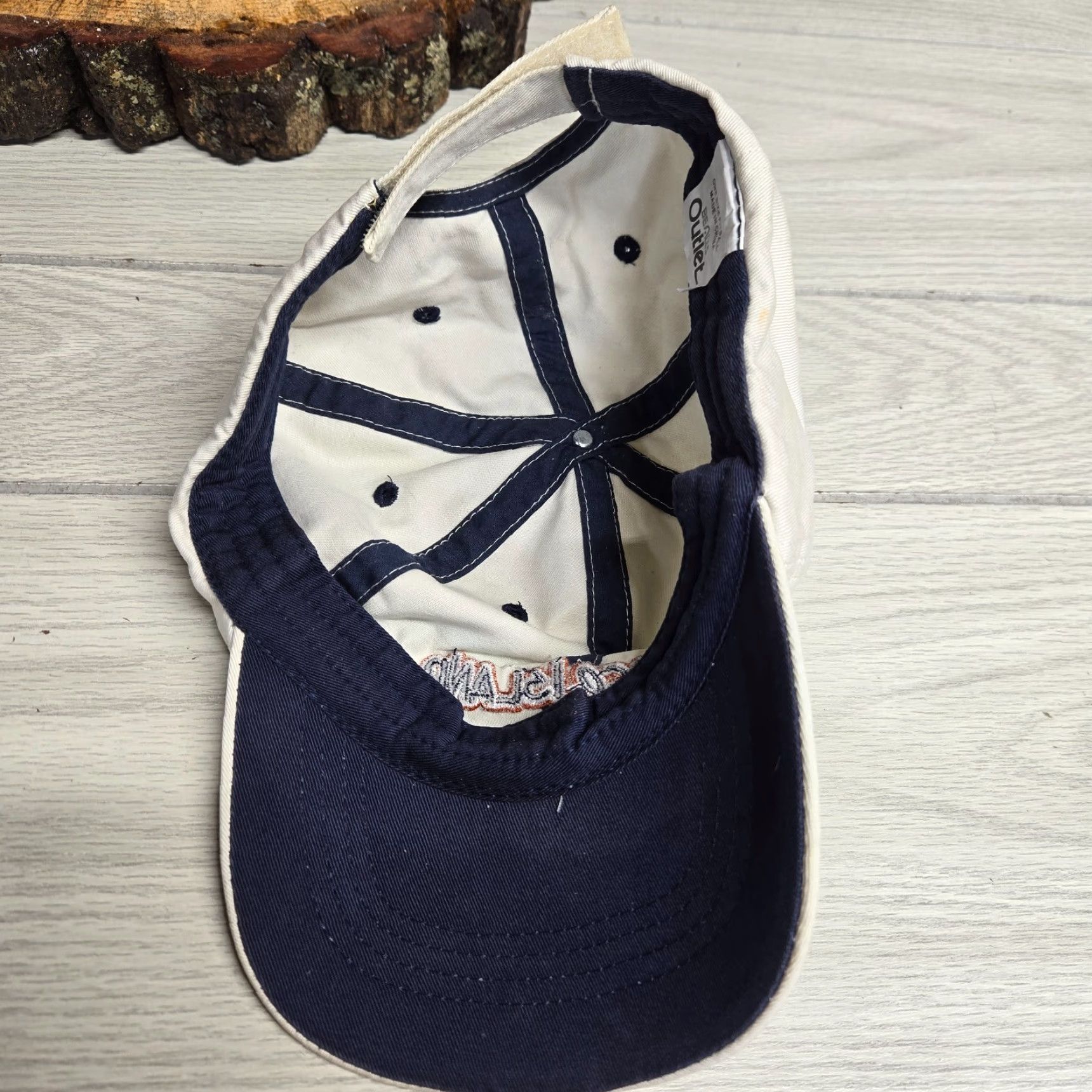 Bally VINTAGE Alvin's Island Hat Baseball Cap Adult Adjustable White Logo Hat Mens Size ONE SIZE - 6 Thumbnail