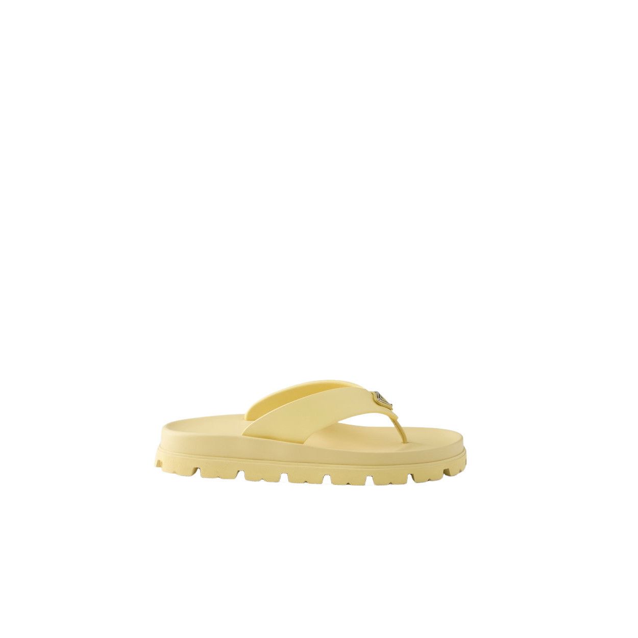 Prada PRADA $775 Pollen Yellow Rubber Thong Sandals New & Authenti Size US 9 / IT 39 - 2 Thumbnail