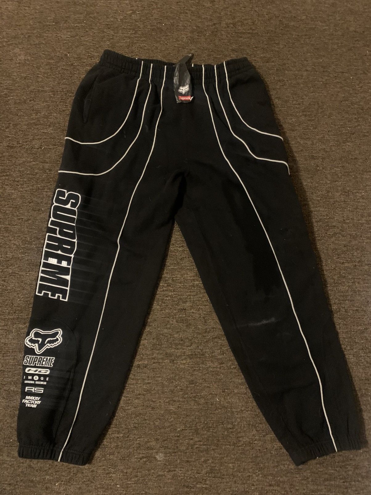 Supreme Supreme Fox Racing Sweatpants Size US 35 - 1 Thumbnail