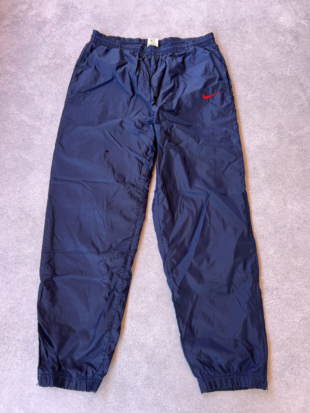 Nike 💙VINTAGE DRILL Y2K SWAG NIKE NYLON BLUE DRILL PANTS SIZE M Size US 32 / EU 48 - 2 Thumbnail